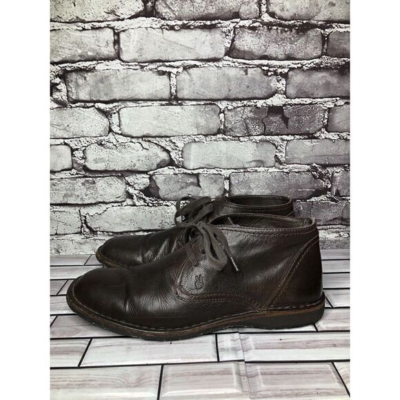 John Varvatos Brown Leather Hipster Chukka LaceUp Ankle Boots Men Sz 10M US/43EU main image 10